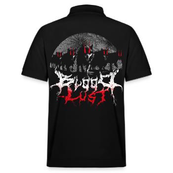 Bloodlust Wolf Pack - Stanley/Stella Unisex Bio-Poloshirt PREPSTER - Schwarz - Hinten - Andy (188cm)