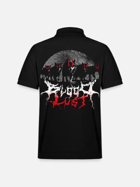 Bloodlust Wolf Pack - Stanley/Stella Unisex Organic Polo Shirt PREPSTER - black