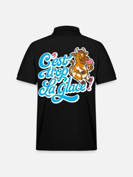 C'est trop la glace ! - Polo PREPSTER bio Stanley/Stella Unisexe - noir