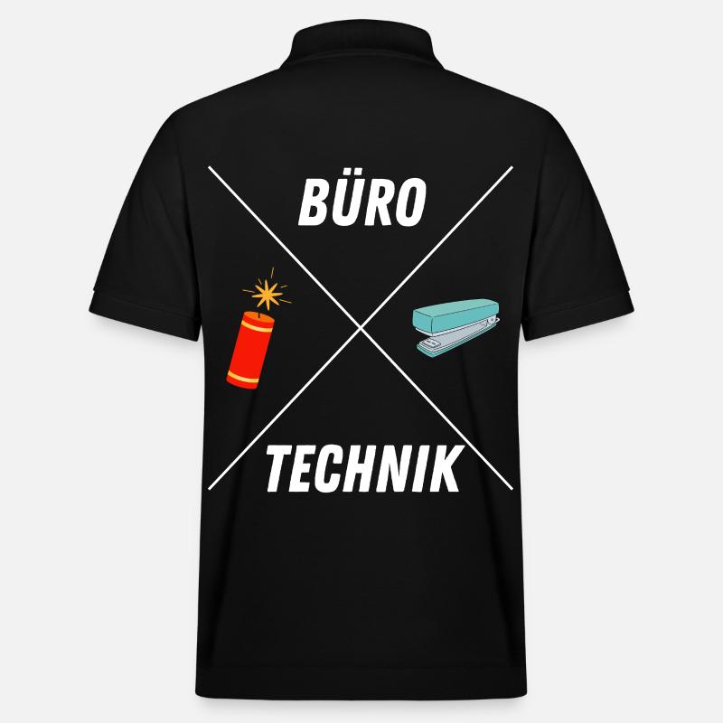 BUROTECHNIK - Stanley/Stella Unisex Bio-Poloshirt PREPSTER - Schwarz