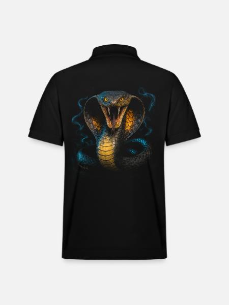 King Kobra - Stanley/Stella Unisex Bio-Poloshirt PREPSTER - Schwarz