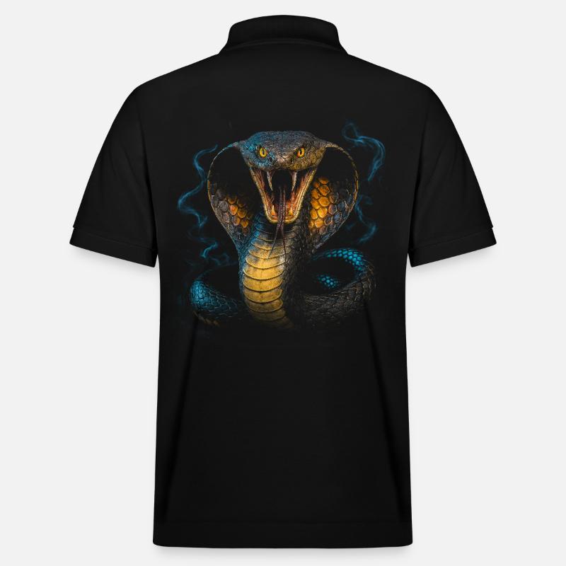 King Kobra - Stanley/Stella Unisex Bio-Poloshirt PREPSTER - Schwarz