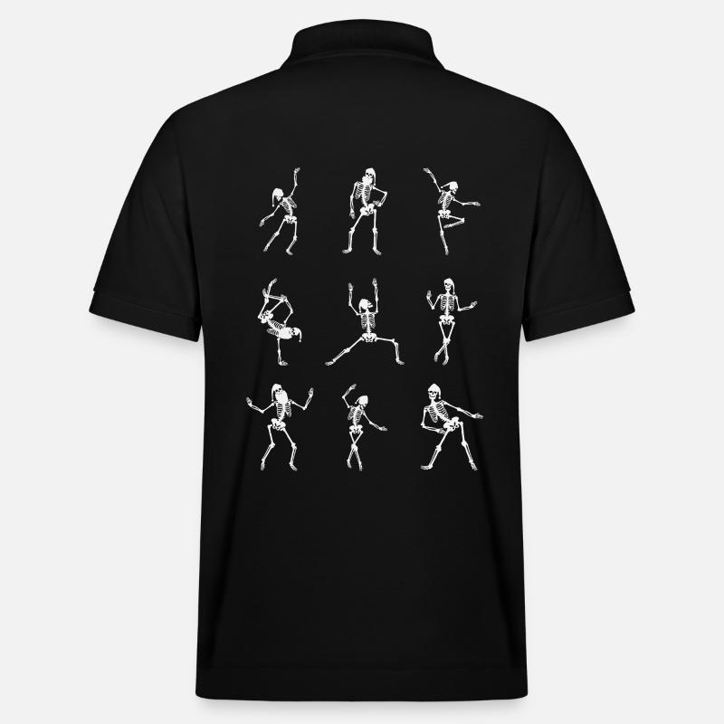 Silhouettes de danse dynamiques - Polo PREPSTER bio Stanley/Stella Unisexe - noir