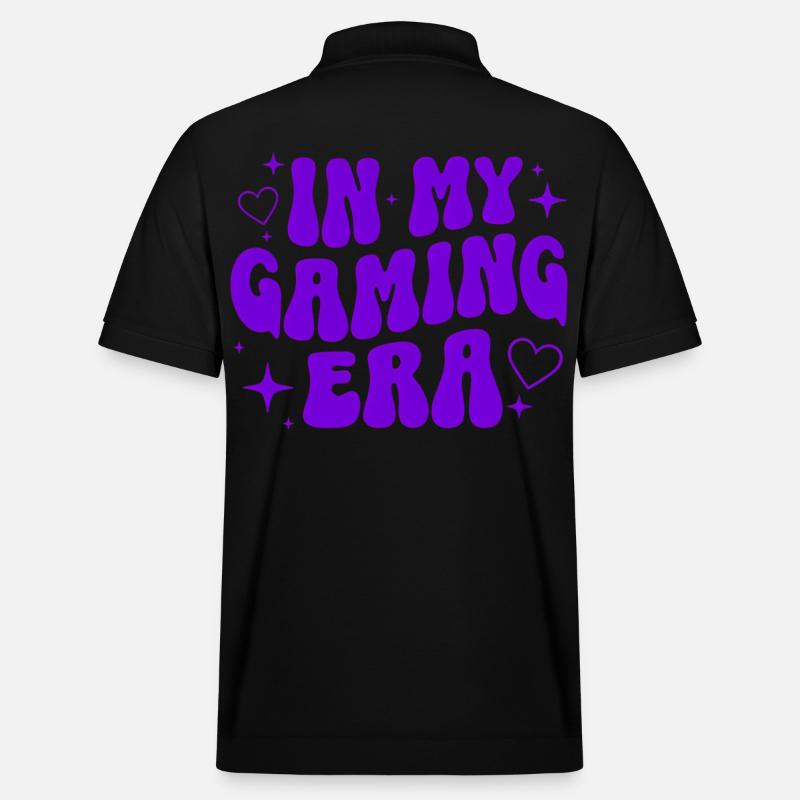 Gaming Geschenk Gamer Videospiel Retro - Stanley/Stella Unisex Bio-Poloshirt PREPSTER - Schwarz