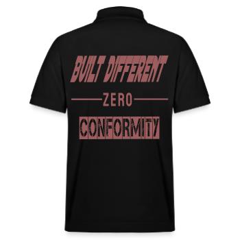 Construit différemment | Sweat à capuche Zero Conformity - Polo PREPSTER bio Stanley/Stella Unisexe - noir - Dos - Andy (188cm)
