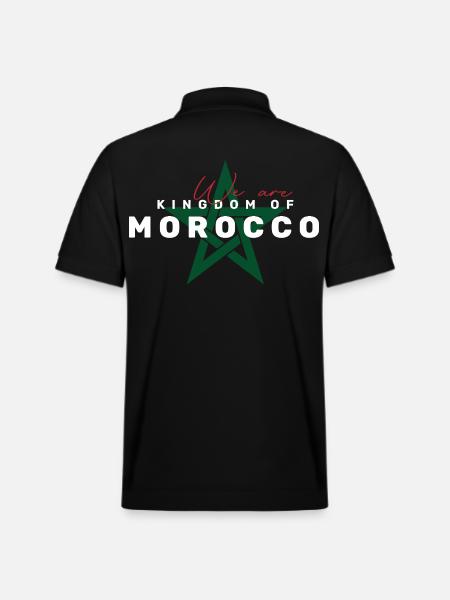 We are Kingdom of Morocco - Stanley/Stella Unisex Organic Polo Shirt PREPSTER - black