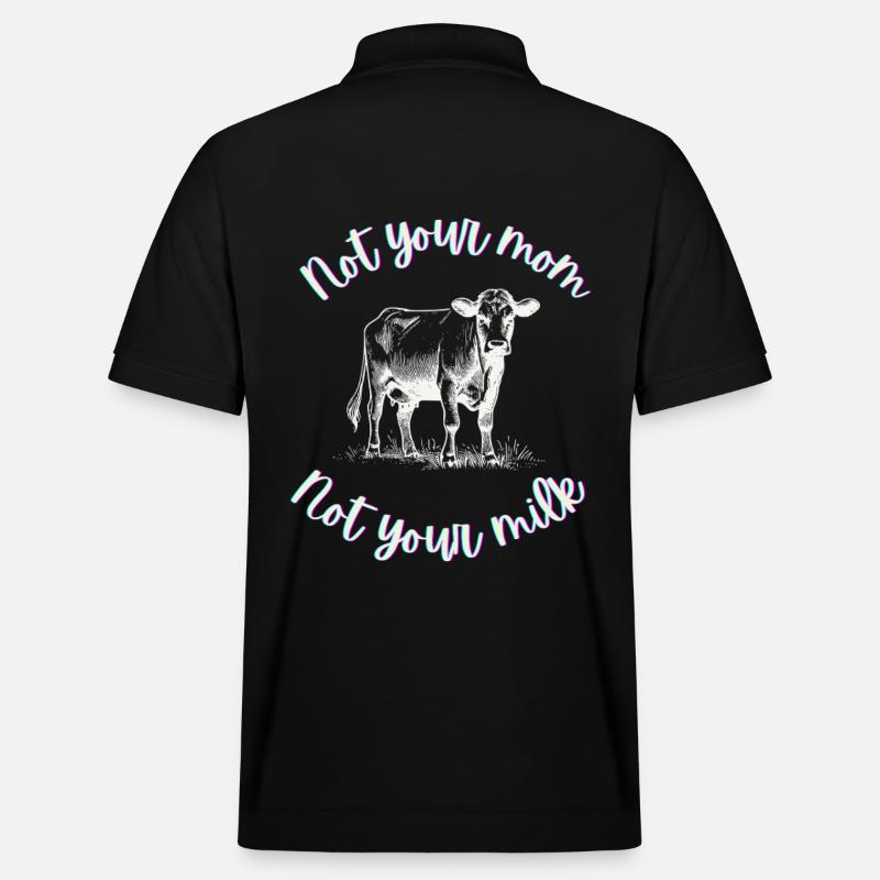 Ni ta mère, ni ton lait - Polo PREPSTER bio Stanley/Stella Unisexe - noir