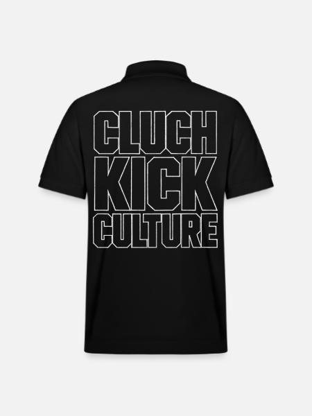 Cluch Kick Culture Drift Scene Design - Stanley/Stella Unisex Organic Polo Shirt PREPSTER - black