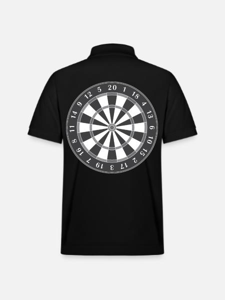 dartboard - Stanley/Stella Unisex Organic Polo Shirt PREPSTER - black