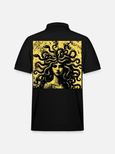 Hard-Techno-Rave-Band – Méduse Industrial Techno - Stanley/Stella Unisex Bio-Poloshirt PREPSTER - Schwarz