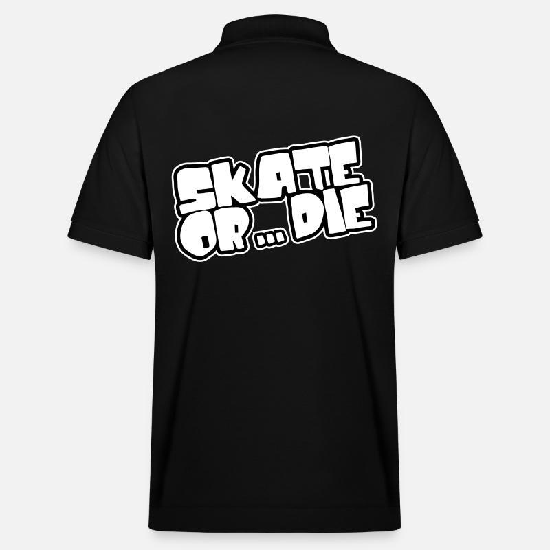 Skate oder stirb - Skateboarden - Stanley/Stella Unisex Bio-Poloshirt PREPSTER - Schwarz