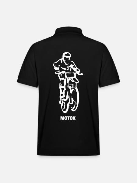 MOTOCROSS MOTX - Stanley/Stella Unisex Organic Polo Shirt PREPSTER - black