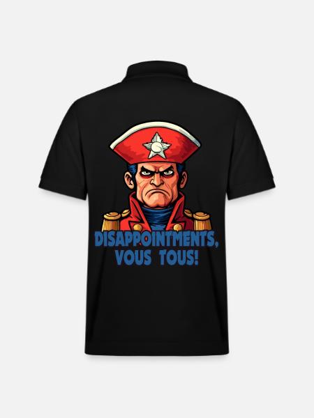 Déceptions, vous tous – Napi Bonaparte - Polo PREPSTER bio Stanley/Stella Unisexe - noir