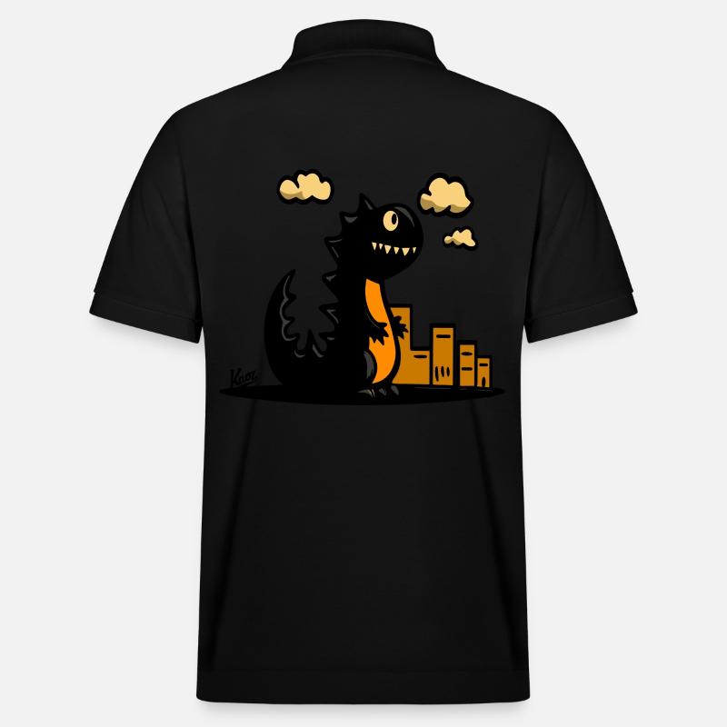 Bébé lézard géant - Polo PREPSTER bio Stanley/Stella Unisexe - noir