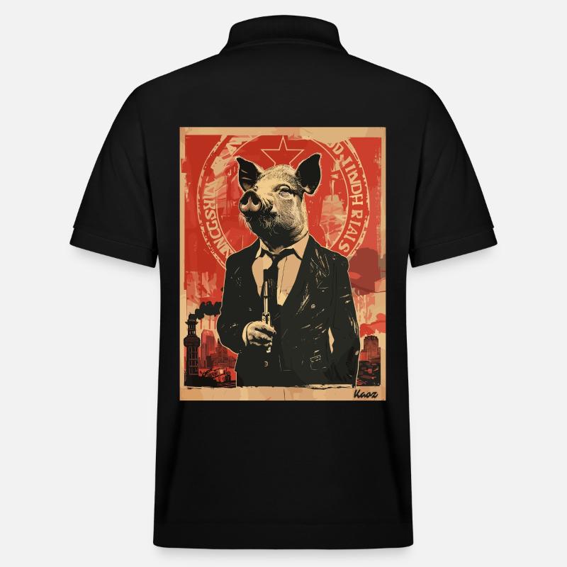 Cochon d’affaires – Élégant et réussi - Polo PREPSTER bio Stanley/Stella Unisexe - noir
