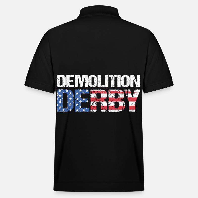 Demo Derby - Stanley/Stella Unisex Organic Polo Shirt PREPSTER - black