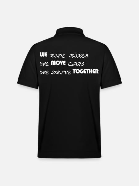 WE MOVE TOGETHER - Stanley/Stella Unisex Bio-Poloshirt PREPSTER - Schwarz