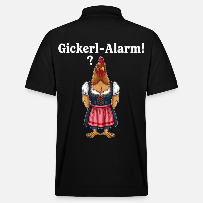 Gickerl-Alarm ! - Stanley/Stella Unisex Bio-Poloshirt PREPSTER - Schwarz