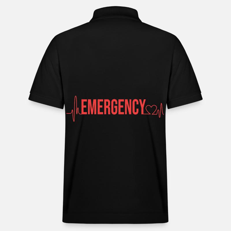 Infirmière d’urgence - Polo PREPSTER bio Stanley/Stella Unisexe - noir