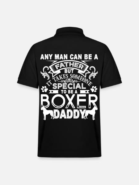 Proud Boxer Daddy - Stanley/Stella Unisex Organic Polo Shirt PREPSTER - black