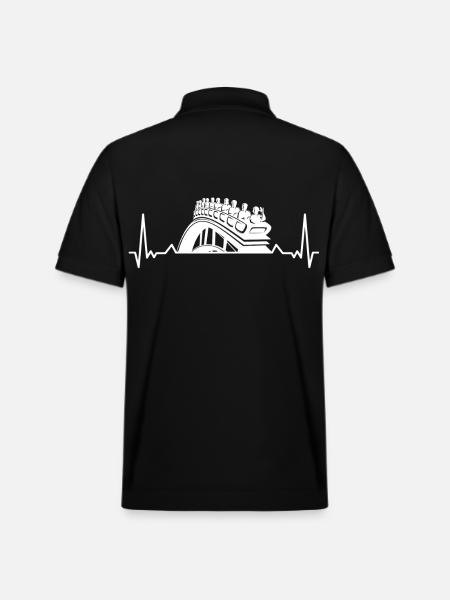 Freizeitpark Jahrmarkt Rummelplatz Kirmes - Stanley/Stella Unisex Bio-Poloshirt PREPSTER - Schwarz