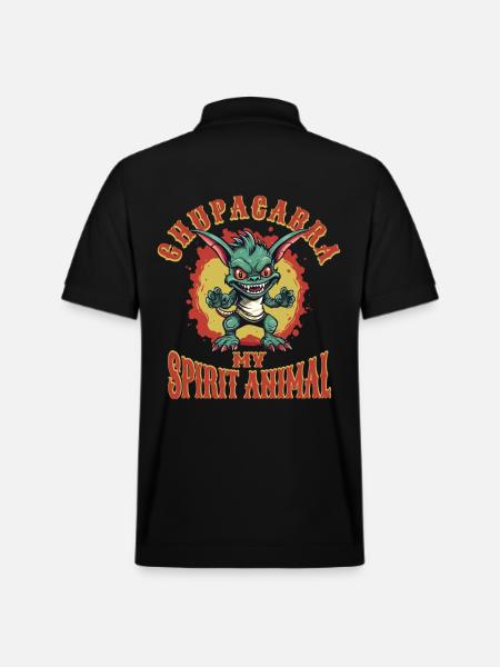 Cryptozoologists Chupacabra Creatures Funny - Stanley/Stella Unisex Organic Polo Shirt PREPSTER - black