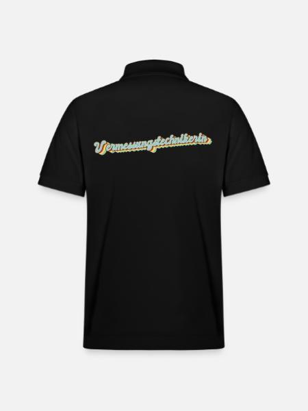 Vermesser Abschluss-Geschenk - Stanley/Stella Unisex Bio-Poloshirt PREPSTER - Schwarz