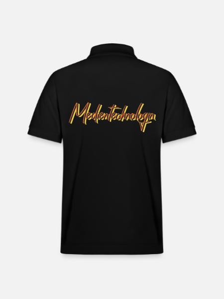Drucker Abschluss-Geschenk Medientechnologin - Stanley/Stella Unisex Bio-Poloshirt PREPSTER - Schwarz