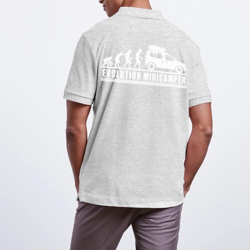 Evolution Minicamper Camping-Camper Microcamper Stanley/Stella Unisex Organic Polo Shirt PREPSTER