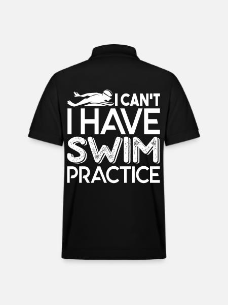 Swimming I Have Swim Practice - Stanley/Stella Unisex Organic Polo Shirt PREPSTER - black