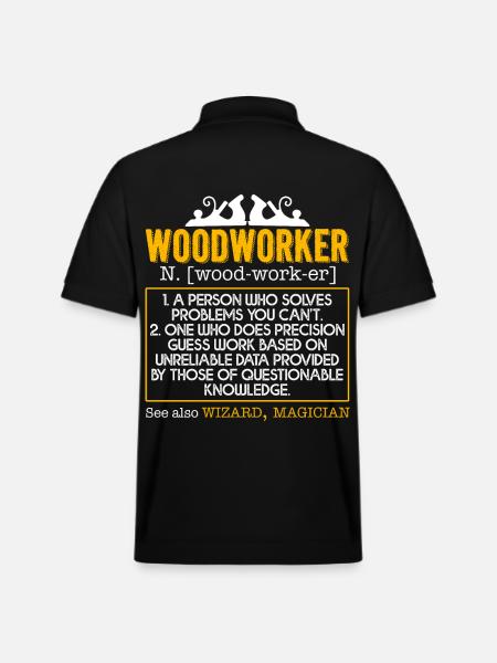 Woodworker Woodworker Definition - Stanley/Stella Unisex Organic Polo Shirt PREPSTER - black