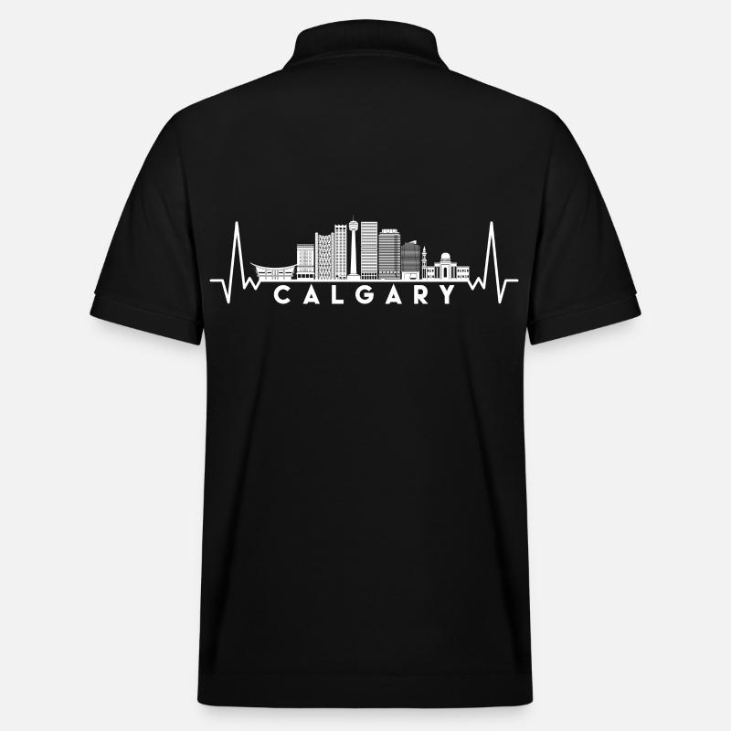 Heartbeat Skyline Canada Calgary - Polo PREPSTER bio Stanley/Stella Unisexe - noir