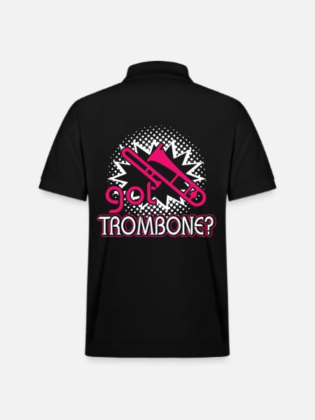 Got Trombone - Stanley/Stella Unisex Organic Polo Shirt PREPSTER - black