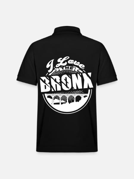 I Love The Bronx - Stanley/Stella Unisex Organic Polo Shirt PREPSTER - black