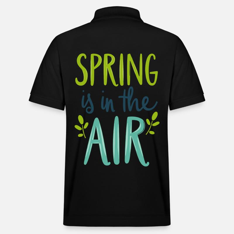 Le printemps est dans l’air - Polo PREPSTER bio Stanley/Stella Unisexe - noir