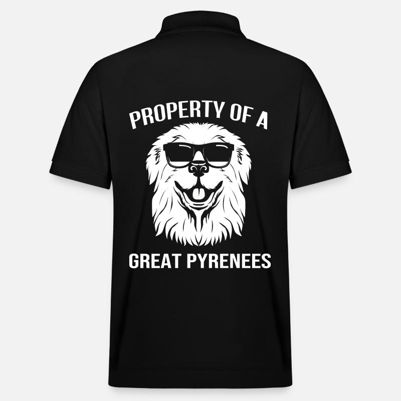 Chien des Pyrénées - Polo PREPSTER bio Stanley/Stella Unisexe - noir