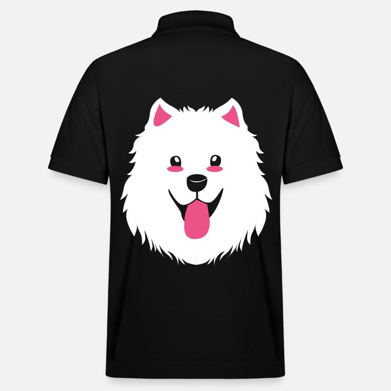 Chien Samoyède Samoyède - Polo PREPSTER bio Stanley/Stella Unisexe - noir