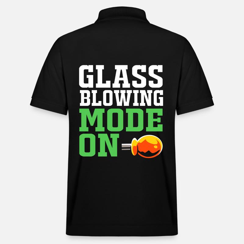 Glasbläser Glas - Stanley/Stella Unisex Bio-Poloshirt PREPSTER - Schwarz
