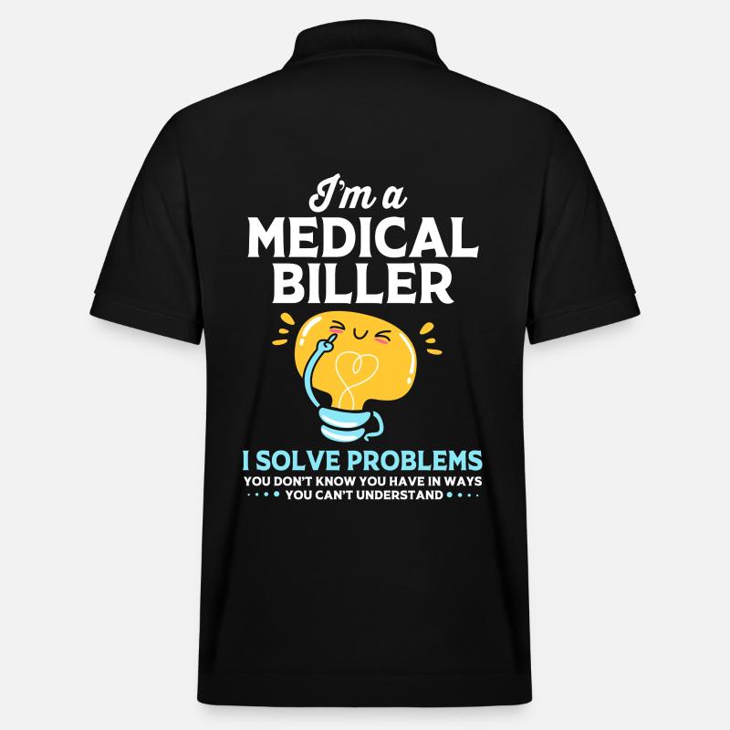 Codeur médical - Polo PREPSTER bio Stanley/Stella Unisexe - noir