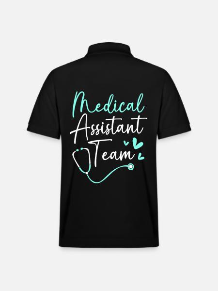 Équipe MFA des médecins - Polo PREPSTER bio Stanley/Stella Unisexe - noir