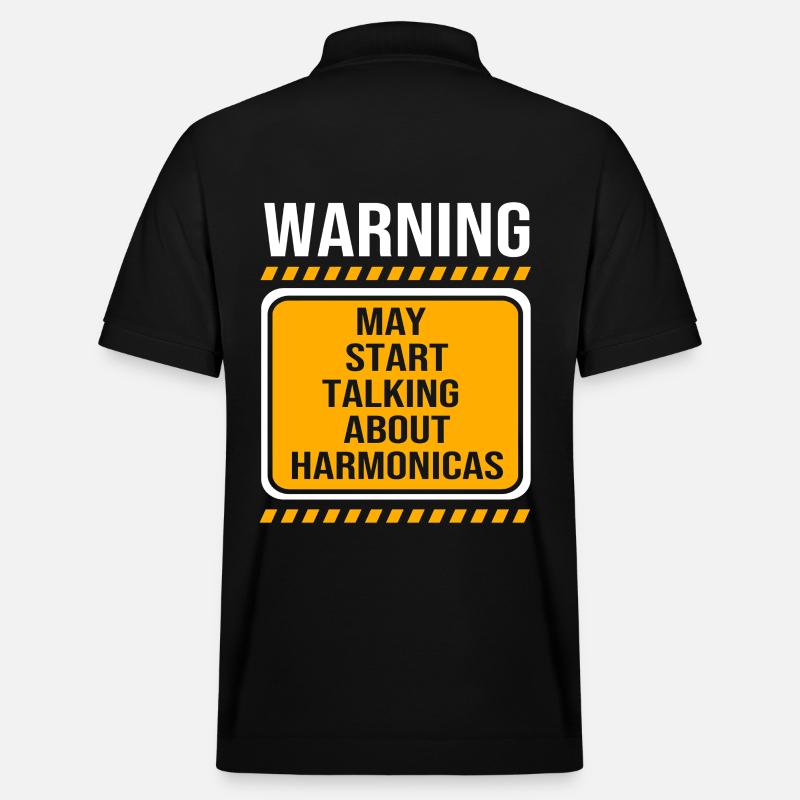 Harmonica - Polo PREPSTER bio Stanley/Stella Unisexe - noir