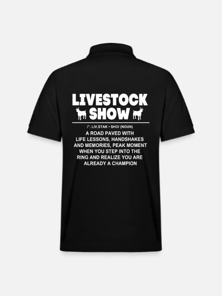 Eleveurs Bétail - Polo PREPSTER bio Stanley/Stella Unisexe - noir