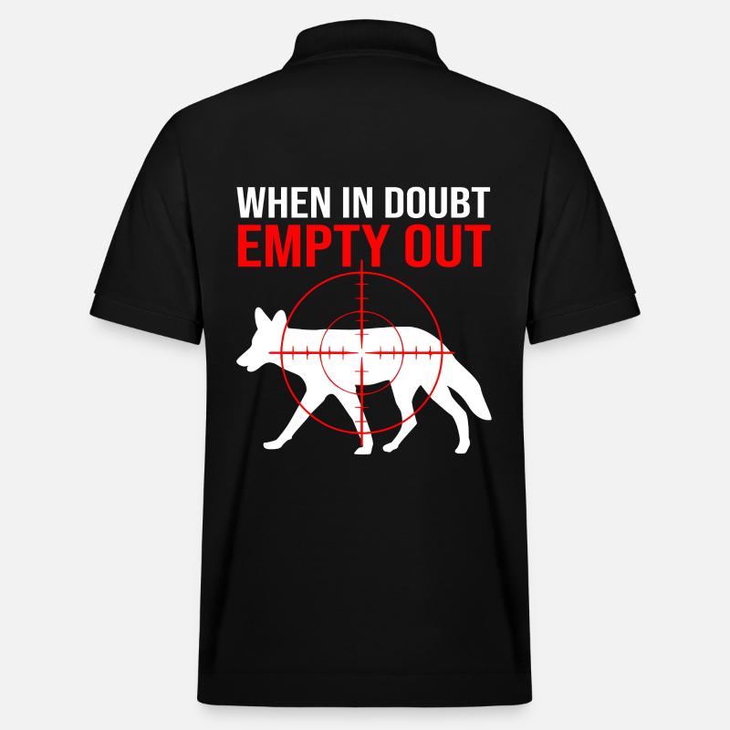 Chasseur de coyotes - Polo PREPSTER bio Stanley/Stella Unisexe - noir