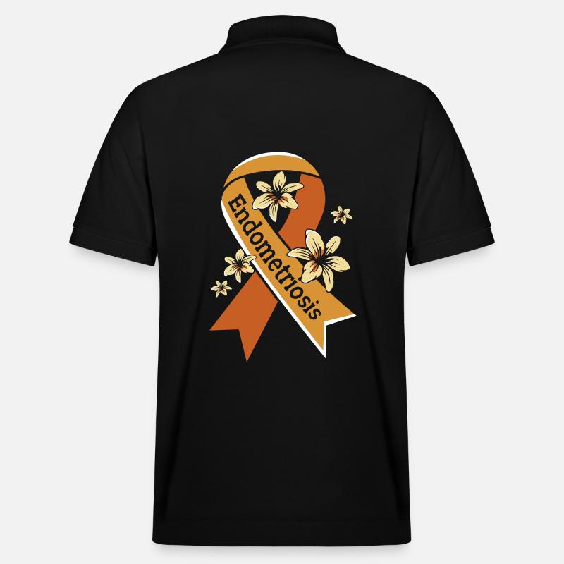 Endometriose Endo - Stanley/Stella Unisex Bio-Poloshirt PREPSTER - Schwarz