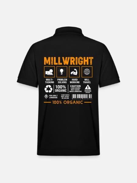 Locksmith Mechanic Mechanical Engineering CNC - Stanley/Stella Unisex Organic Polo Shirt PREPSTER - black
