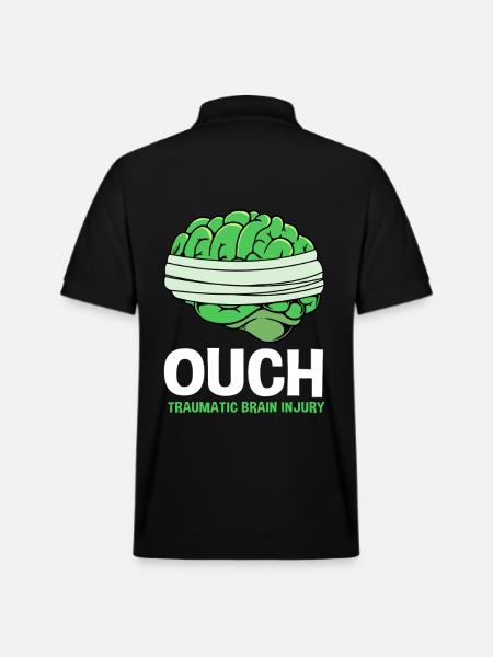 Schädel-Hirn-Trauma Schädelhirntrauma Autounfall - Stanley/Stella Unisex Bio-Poloshirt PREPSTER - Schwarz