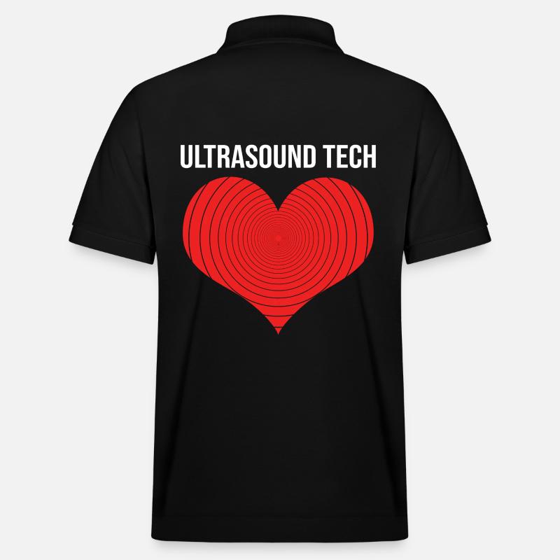 Ultraschalltechniker Ultraschall Techniker - Stanley/Stella Unisex Bio-Poloshirt PREPSTER - Schwarz