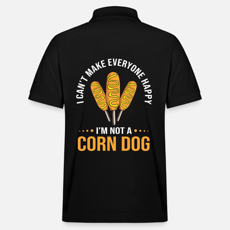 Corn Dog - Stanley/Stella Unisex Bio-Poloshirt PREPSTER - Schwarz