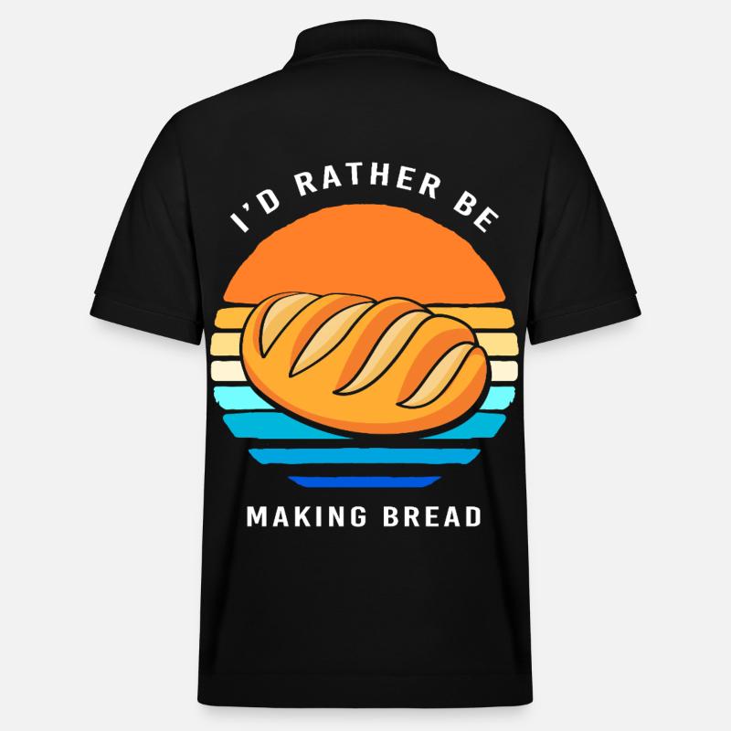 Baker Baker Baking - Stanley/Stella Unisex Organic Polo Shirt PREPSTER - black