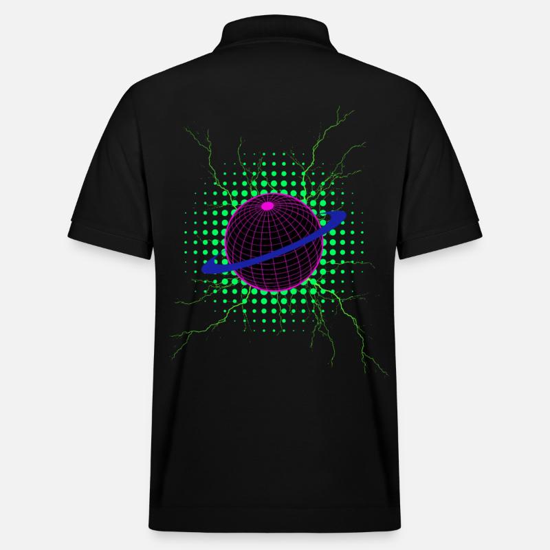 Techno Planet - Stanley/Stella Unisex Bio-Poloshirt PREPSTER - Schwarz